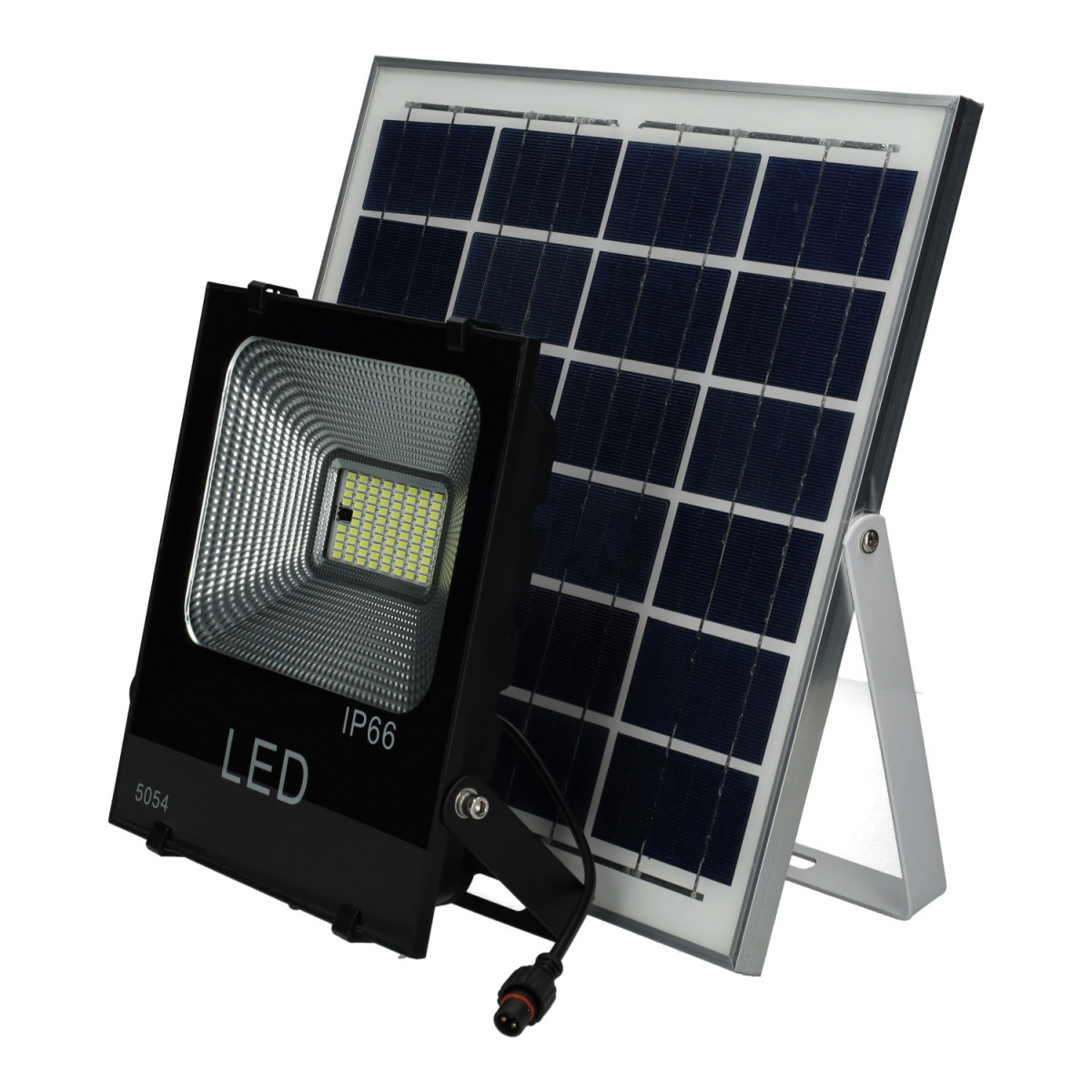 Projecteur Solaire Extérieur 50W 72 LEDS + Panneau Photovoltaïque