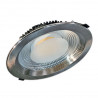 LED Ceiling Spotlight - 30W, Round, Silver-Coloured