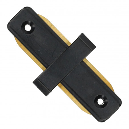Connectable Rail Connector - Straight Line, Black
