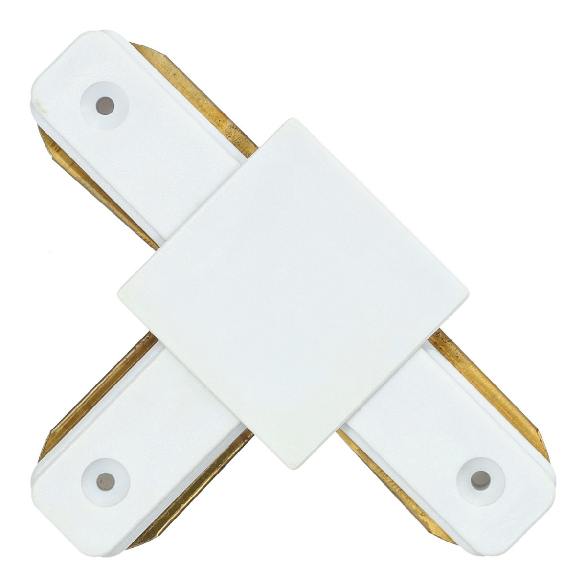 Connectable Rail Connector - "T", White