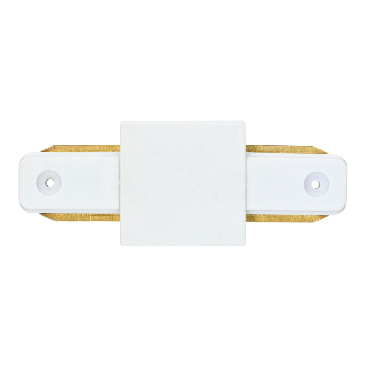 Connect Rails Connector Connectable straight line white rail connector