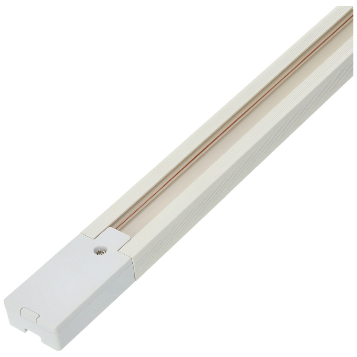 Rail lumineux en PVC blanc d'un mètre