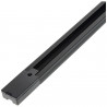 Rail lumineux en PVC noir d&#39;un mètre