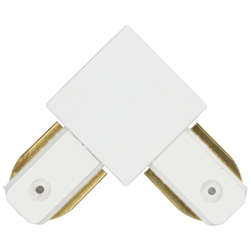 Cablematic - Giunzione A T Per Binario Soffitto A 3 Vie | Raccordo Per Rotaia Light | Colore Bianco | 35x35 Mm