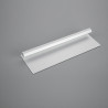 Profilo in alluminio striscia led bianca 2m per presa - luce indiretta