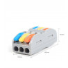 Quick connector 3 inputs 3 outputs 0.2-4mm²