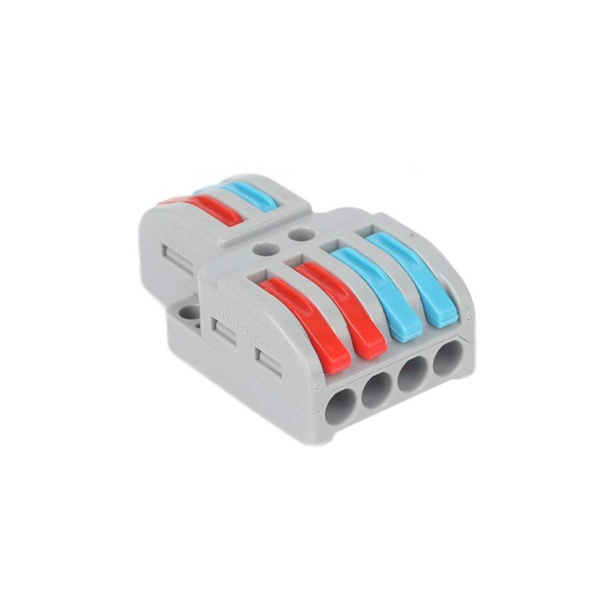 Quick connector 2 inputs 4 outputs 0.08-4mm²