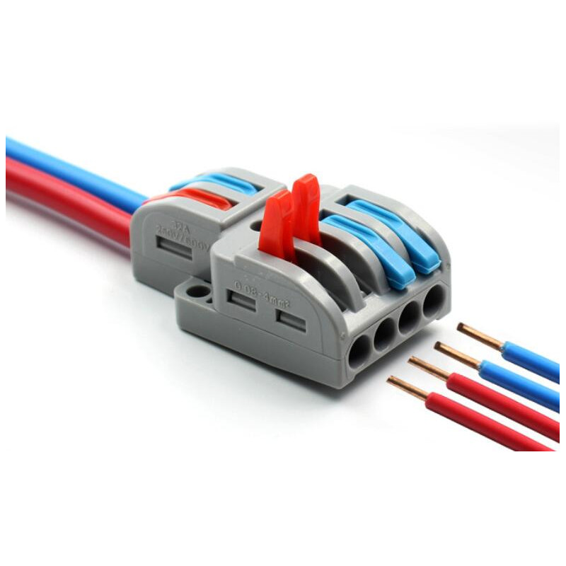Connecteur rapide électrique 4 Câbles 2.5 mm.
