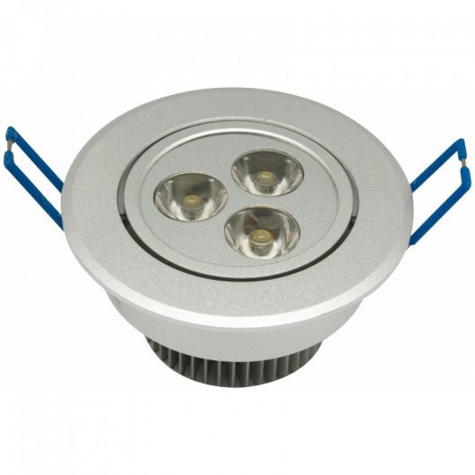 LED Downlight - 3W silver