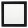 Downlight-Paneel 18W quadratisch BLACK