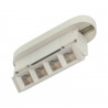 Projetor LED de calha linear 12W branco ajustável