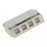 Foco Carril LED lineal 12W orientable blanco