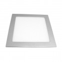 Downlight panel 12W cuadrado PLATA