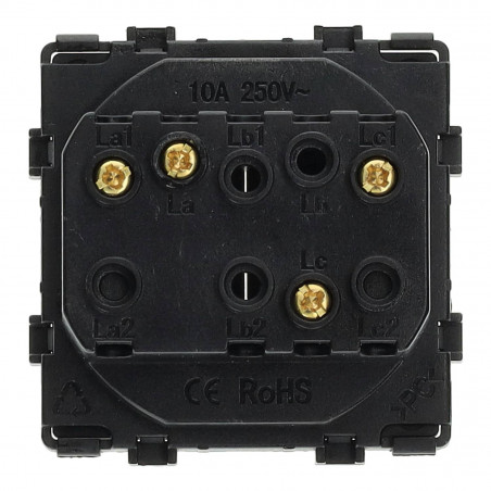 Interruptor duplo de circuito simples 10A