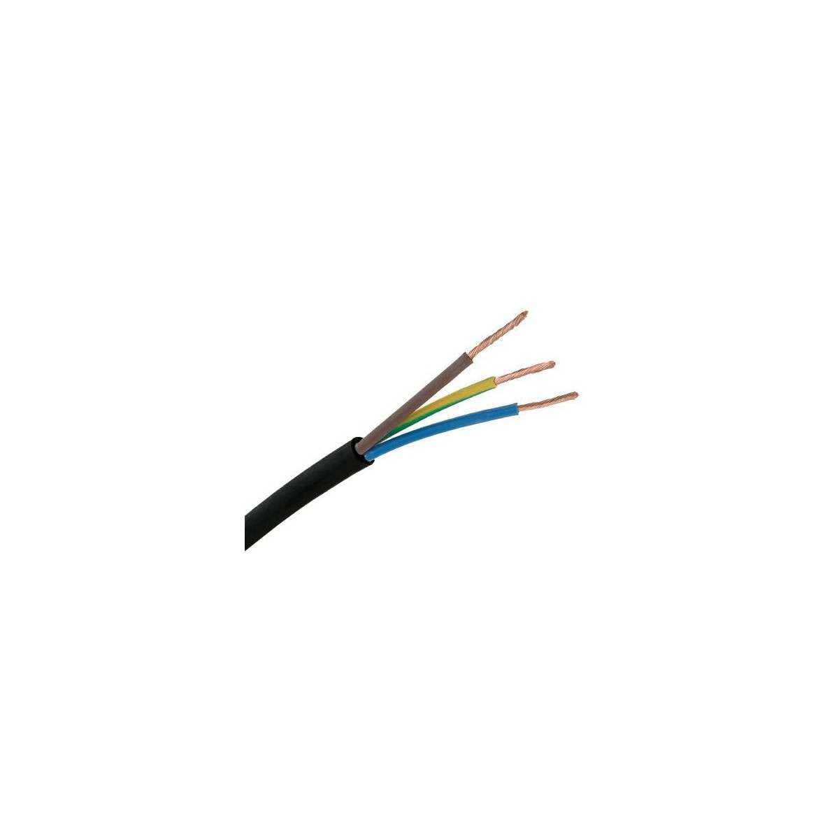 Câble électrique 3x1,5mm² RV-K 0,6/1kV 50m