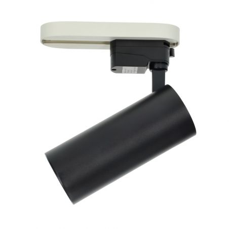 Foco carril led 30W orientable negro