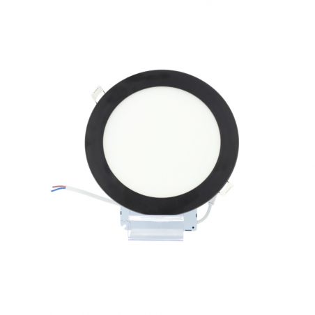Downlight Panel 12W rund SCHWARZ