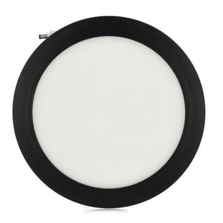 Downlight Panel 18W rund SCHWARZ