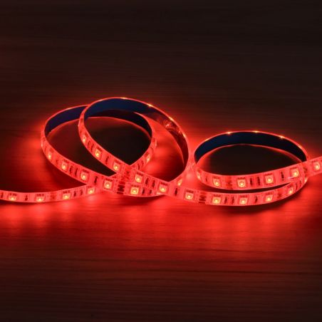 Tira Led RGB 12V 14.4W/m IP65 Impermeable