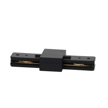 Connectable PVC Rail Connector black- Straight Line