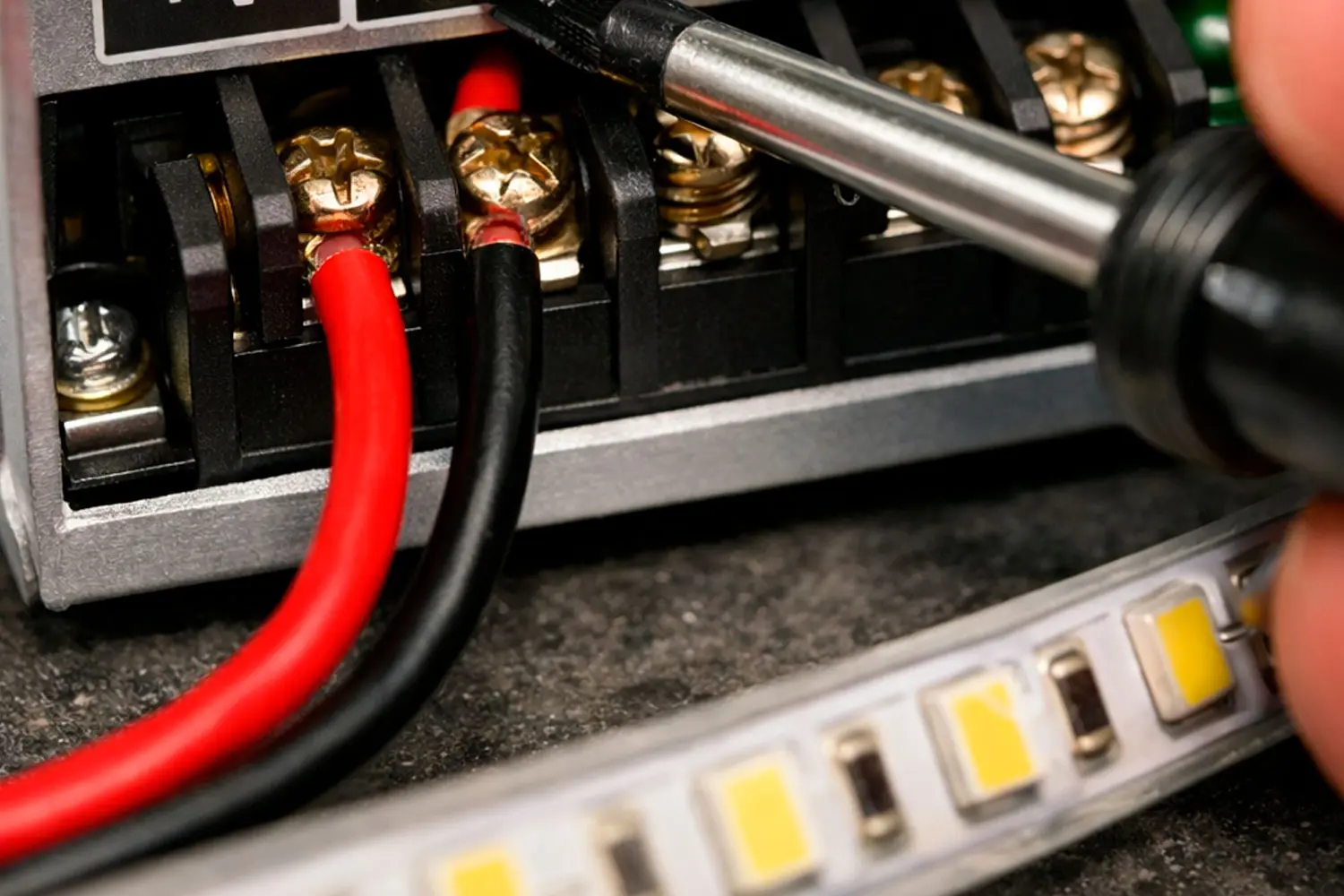 Espacio profesional con iluminación LED